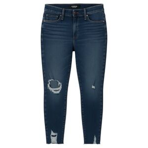 HUDSON Barbara Super Skinny Distressed Jeans Women’s Size 34 Blue